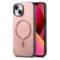 Solid Color Retro Magsafe PU Back Cover Phone Case, For iPhone 13 Pro Max, For iPhone 13 Pro, For iPhone 13
