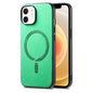Solid Color Retro Magsafe PU Back Cover Phone Case, For iPhone 12, For iPhone 12 Pro Max, For iPhone 12 Pro