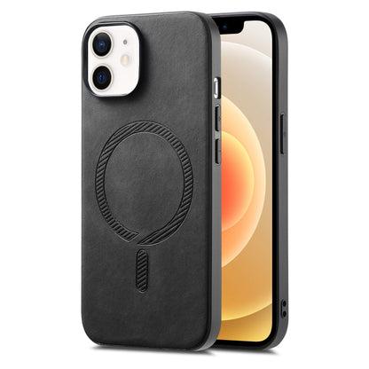 Solid Color Retro Magsafe PU Back Cover Phone Case, For iPhone 12, For iPhone 12 Pro Max, For iPhone 12 Pro