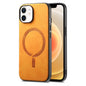 Solid Color Retro Magsafe PU Back Cover Phone Case, For iPhone 12, For iPhone 12 Pro Max, For iPhone 12 Pro