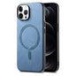 Solid Color Retro Magsafe PU Back Cover Phone Case, For iPhone 12, For iPhone 12 Pro Max, For iPhone 12 Pro