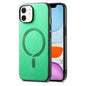 Solid Color Retro Magsafe PU Back Cover Phone Case, For iPhone 11 Pro Max, For iPhone 11, For iPhone 11 Pro