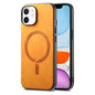 Solid Color Retro Magsafe PU Back Cover Phone Case, For iPhone 11 Pro Max, For iPhone 11, For iPhone 11 Pro