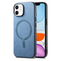 Solid Color Retro Magsafe PU Back Cover Phone Case, For iPhone 11 Pro Max, For iPhone 11, For iPhone 11 Pro