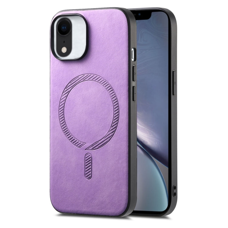 Solid Color Retro Magsafe PU Back Cover Phone Case, For iPhone XR, For iPhone XS Max, For iPhone 7 Plus / 8 Plus