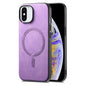Solid Color Retro Magsafe PU Back Cover Phone Case, For iPhone XR, For iPhone XS Max, For iPhone 7 Plus / 8 Plus