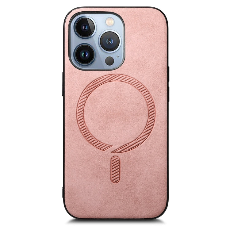 Solid Color Retro Magsafe PU Back Cover Phone Case, For iPhone 16 Pro, For iPhone 16 Plus, For iPhone 16