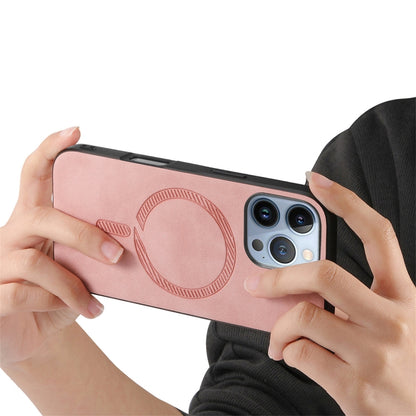 Solid Color Retro Magsafe PU Back Cover Phone Case, For iPhone 16 Pro, For iPhone 16 Plus, For iPhone 16