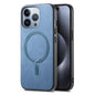 Solid Color Retro Magsafe PU Back Cover Phone Case, For iPhone 16 Pro, For iPhone 16 Plus, For iPhone 16