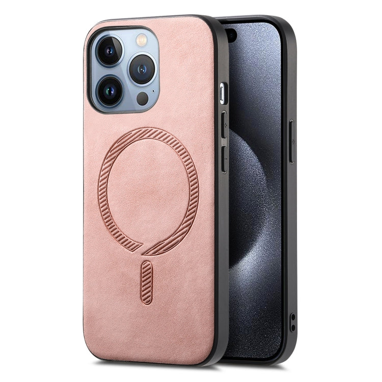 Solid Color Retro Magsafe PU Back Cover Phone Case, For iPhone 17, For iPhone Air, For iPhone 16 Pro Max