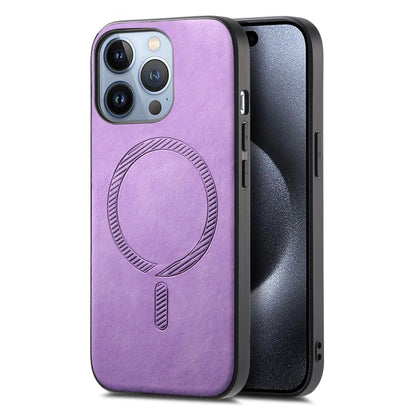 Solid Color Retro Magsafe PU Back Cover Phone Case, For iPhone 17, For iPhone Air, For iPhone 16 Pro Max