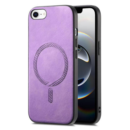 Solid Color Retro Magsafe PU Back Cover Phone Case, For iPhone 17e / 16e, For iPhone 17 Pro Max, For iPhone 17 Pro