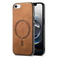 Solid Color Retro Magsafe PU Back Cover Phone Case, For iPhone 17e / 16e, For iPhone 17 Pro Max, For iPhone 17 Pro