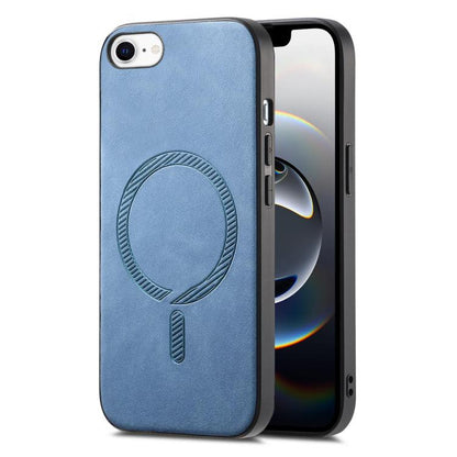 Solid Color Retro Magsafe PU Back Cover Phone Case, For iPhone 17e / 16e, For iPhone 17 Pro Max, For iPhone 17 Pro