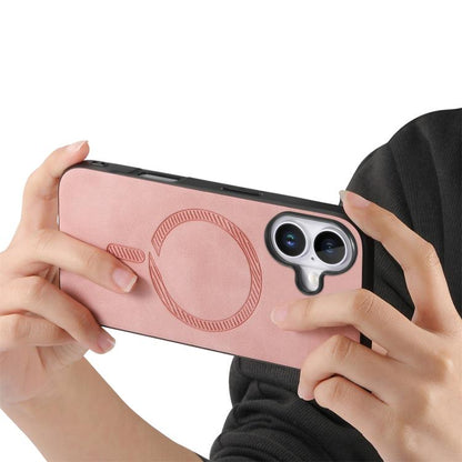 Solid Color Retro Magsafe PU Back Cover Phone Case, For iPhone 17, For iPhone Air, For iPhone 16 Pro Max