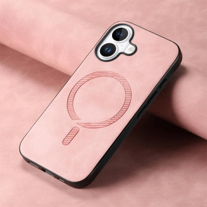 Solid Color Retro Magsafe PU Back Cover Phone Case, For iPhone 17, For iPhone Air, For iPhone 16 Pro Max