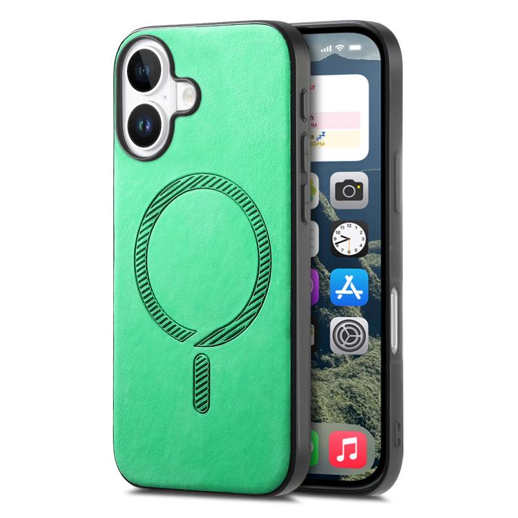Solid Color Retro Magsafe PU Back Cover Phone Case, For iPhone 17, For iPhone Air, For iPhone 16 Pro Max