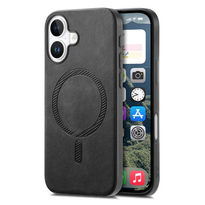 Solid Color Retro Magsafe PU Back Cover Phone Case, For iPhone 17, For iPhone Air, For iPhone 16 Pro Max