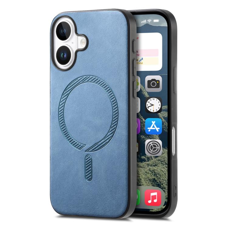 Solid Color Retro Magsafe PU Back Cover Phone Case, For iPhone 17, For iPhone Air, For iPhone 16 Pro Max