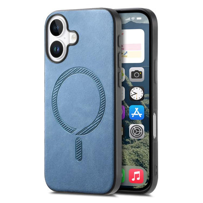 Solid Color Retro Magsafe PU Back Cover Phone Case, For iPhone 17, For iPhone Air, For iPhone 16 Pro Max