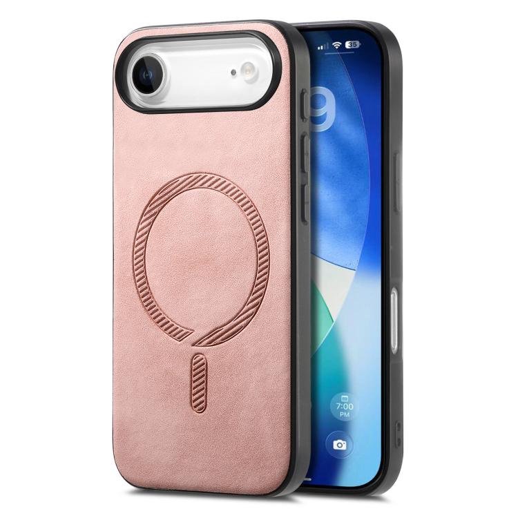 Solid Color Retro Magsafe PU Back Cover Phone Case, For iPhone 17, For iPhone Air, For iPhone 16 Pro Max