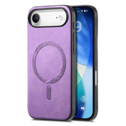 Solid Color Retro Magsafe PU Back Cover Phone Case, For iPhone 17, For iPhone Air, For iPhone 16 Pro Max
