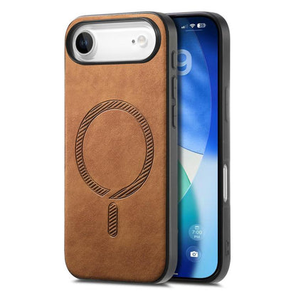Solid Color Retro Magsafe PU Back Cover Phone Case, For iPhone 17, For iPhone Air, For iPhone 16 Pro Max