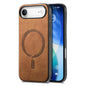 Solid Color Retro Magsafe PU Back Cover Phone Case, For iPhone 17, For iPhone Air, For iPhone 16 Pro Max