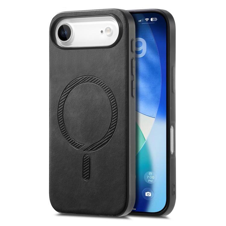 Solid Color Retro Magsafe PU Back Cover Phone Case, For iPhone 17, For iPhone Air, For iPhone 16 Pro Max