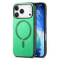 Solid Color Retro Magsafe PU Back Cover Phone Case, For iPhone 17e / 16e, For iPhone 17 Pro Max, For iPhone 17 Pro