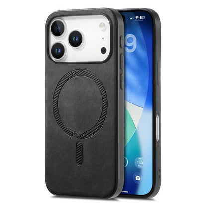 Solid Color Retro Magsafe PU Back Cover Phone Case, For iPhone 17e / 16e, For iPhone 17 Pro Max, For iPhone 17 Pro