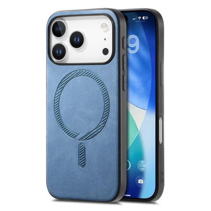 Solid Color Retro Magsafe PU Back Cover Phone Case, For iPhone 17e / 16e, For iPhone 17 Pro Max, For iPhone 17 Pro