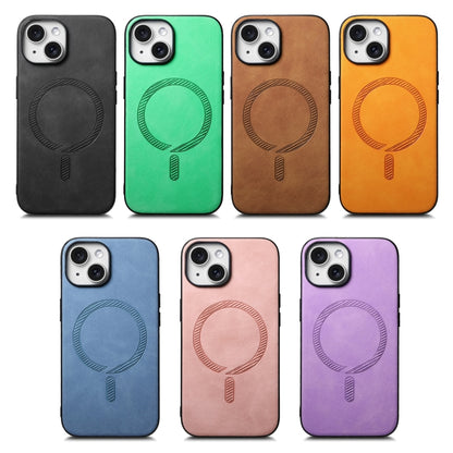 Solid Color Retro Magsafe PU Back Cover Phone Case, For iPhone XR, For iPhone XS Max, For iPhone 7 Plus / 8 Plus