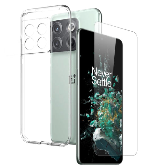 NORTHJO Transparent TPU Phone Case with Tempered Glass Film