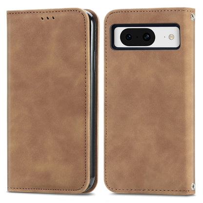 Retro Skin Feel Magnetic Flip Leather Phone Case