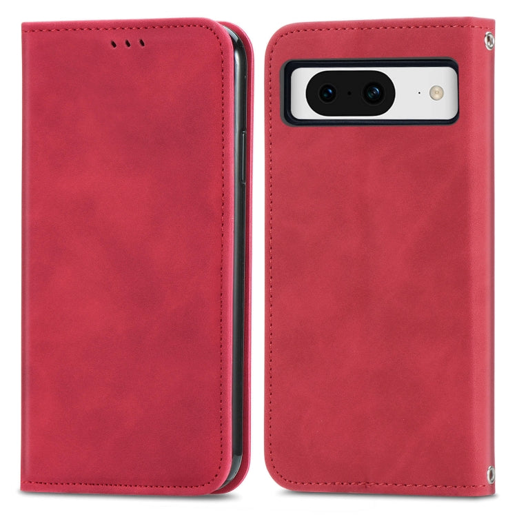 Retro Skin Feel Magnetic Flip Leather Phone Case