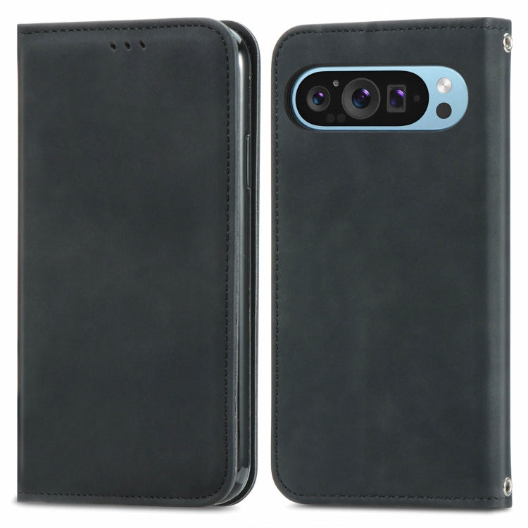 Retro Skin Feel Magnetic Flip Leather Phone Case, For Google Pixel 11 Pro XL, For Google Pixel 9 Pro XL, For Google Pixel 9