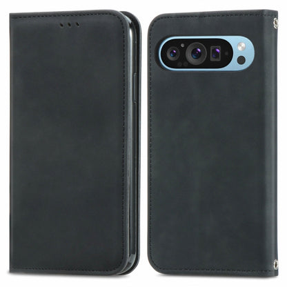 Retro Skin Feel Magnetic Flip Leather Phone Case, For Google Pixel 11 Pro XL, For Google Pixel 9 Pro XL, For Google Pixel 9