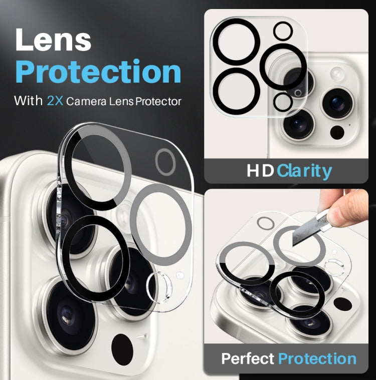 NORTHJO 5 in 1 Clear Phone Case with 2pcs Screen Film + 2pcs Rear Lens Film, For iPhone 15 Pro Max, For iPhone 15 Pro, For iPhone 15 Plus, For iPhone 15, For iPhone 14 Plus, For iPhone 14, For iPhone 14 Pro, For iPhone 14 Pro Max, For iPhone 13 Pro Max...