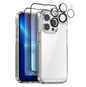 NORTHJO 5 in 1 Clear Phone Case with 2pcs Screen Film + 2pcs Rear Lens Film, For iPhone 15 Pro Max, For iPhone 15 Pro, For iPhone 15 Plus, For iPhone 15, For iPhone 14 Plus, For iPhone 14, For iPhone 14 Pro, For iPhone 14 Pro Max, For iPhone 13 Pro Max...