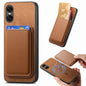 Retro Magsafe Card Bag PU Back Cover Phone Case, For Sony Xperia 10 VI, For Sony Xperia 1 VI, For Sony Xperia 5 V