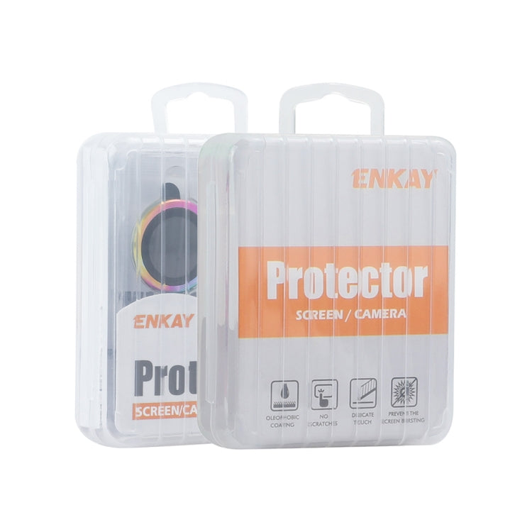 ENKAY Hat-Prince 9H Rear Camera Lens Aluminium Alloy Tempered Glass Film