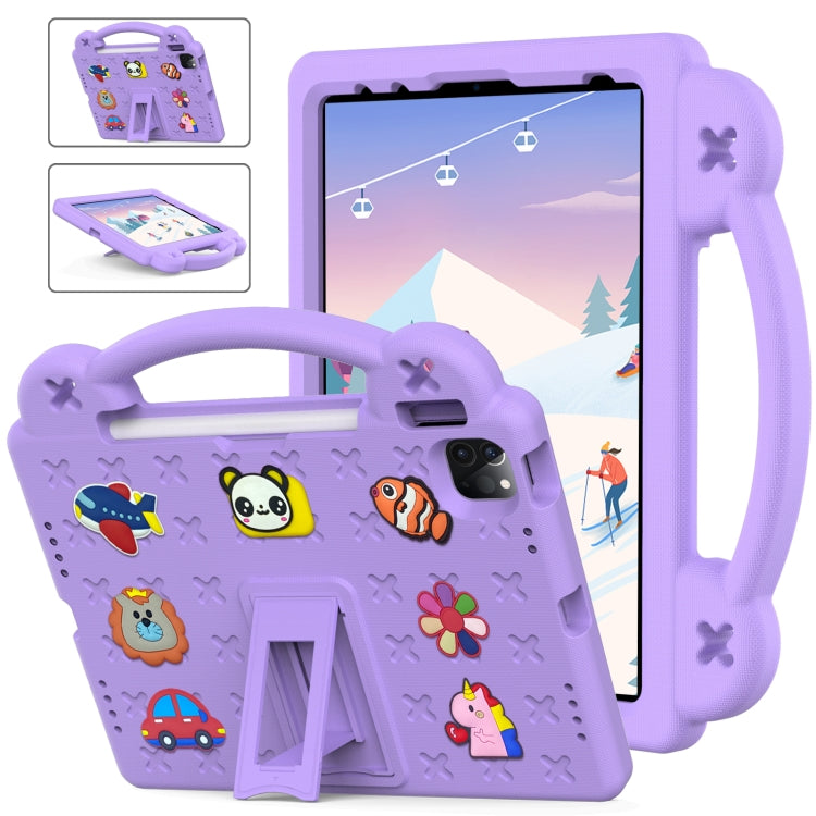 Handle Kickstand Children EVA Shockproof Tablet Case, For iPad Air 13 2026 / 2025 / 2024, For iPad Air 11 2026 / 2025 / 2024, For iPad Pro 13 2025 / 2024, For  iPad Pro 11 2025 / 2024