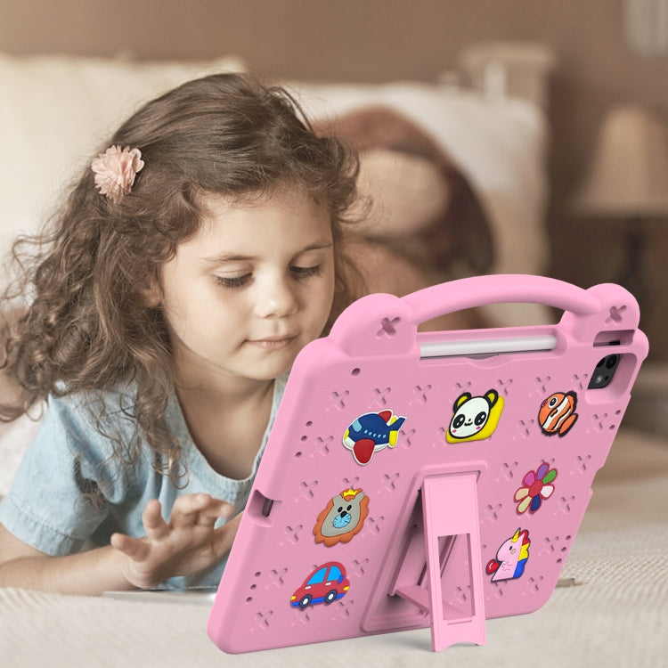 Handle Kickstand Children EVA Shockproof Tablet Case, For iPad Air 13 2026 / 2025 / 2024, For iPad Air 11 2026 / 2025 / 2024, For iPad Pro 13 2025 / 2024, For  iPad Pro 11 2025 / 2024