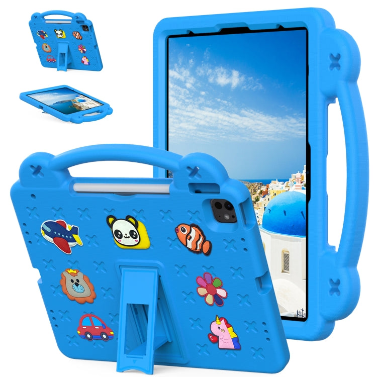 Handle Kickstand Children EVA Shockproof Tablet Case, For iPad Air 13 2026 / 2025 / 2024, For iPad Air 11 2026 / 2025 / 2024, For iPad Pro 13 2025 / 2024, For  iPad Pro 11 2025 / 2024