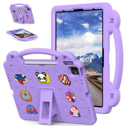 Handle Kickstand Children EVA Shockproof Tablet Case, For iPad Air 13 2026 / 2025 / 2024, For iPad Air 11 2026 / 2025 / 2024, For iPad Pro 13 2025 / 2024, For  iPad Pro 11 2025 / 2024