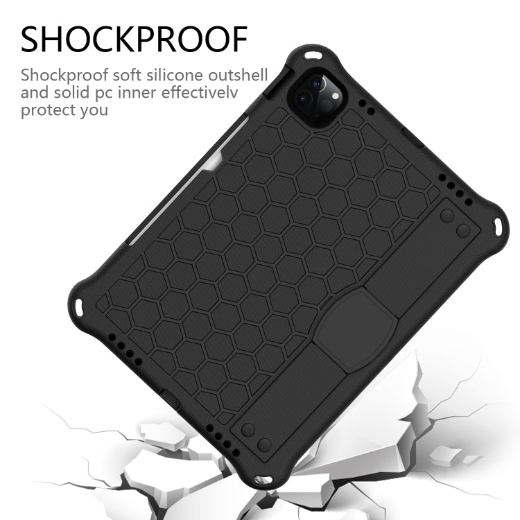 Honeycomb EVA Hybrid PC Tablet Case with Strap, For iPad Air 11 2026 / 2025 / 2024, For iPad Pro 11 2025 / 2024
