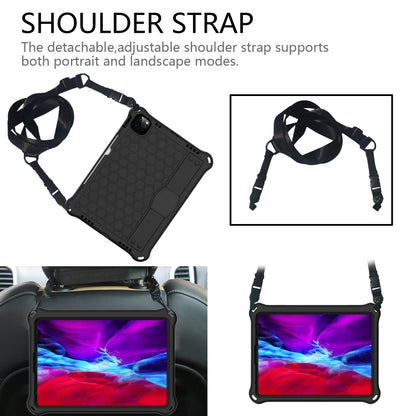 Honeycomb EVA Hybrid PC Tablet Case with Strap, For iPad Air 11 2026 / 2025 / 2024, For iPad Pro 11 2025 / 2024