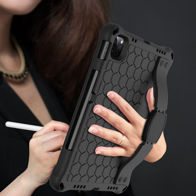 Honeycomb EVA Hybrid PC Tablet Case with Strap, For iPad Air 11 2026 / 2025 / 2024, For iPad Pro 11 2025 / 2024