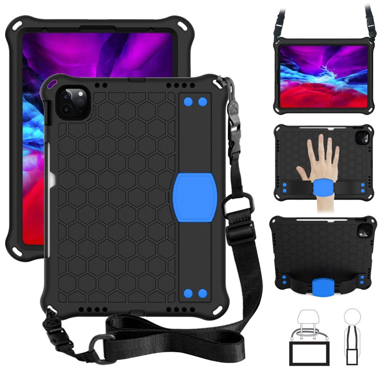 Honeycomb EVA Hybrid PC Tablet Case with Strap, For iPad Air 11 2026 / 2025 / 2024, For iPad Pro 11 2025 / 2024